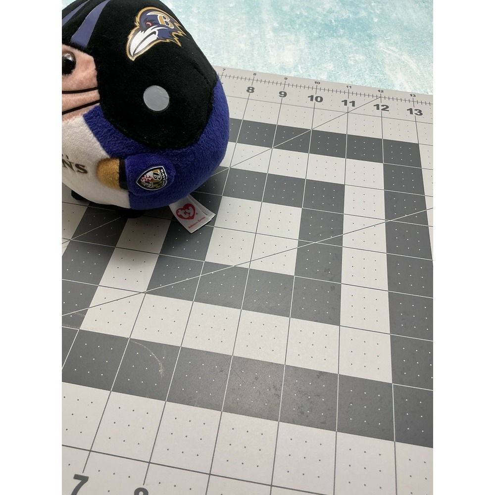 Retired TY Beanie Ballz BALTIMORE RAVENS NFL Football Plush Toy - Picture 12 of 12